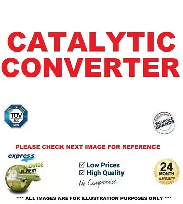 CAT Catalytic Converter For FIAT DOBLO Box Body / Estate 1.3D Multijet 2010->on • £241.91